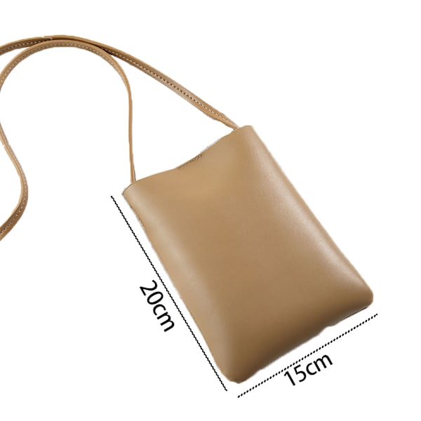 Små Crossbody-väskor för kvinnor Mobilväska Crossbody khaki