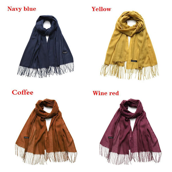 Cashmere Scarf Long Wrap Sjal KAFFE