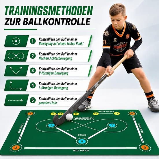 Maahockeyn harjoitusmatto 60x40 cm, luistamaton, mailankäsittely