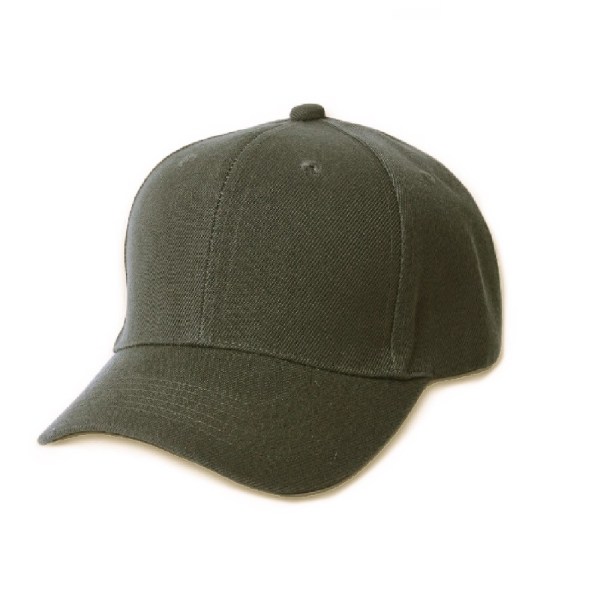 Set med 3 vanlig cap - tom hatt med enfärgad färg och (mix) green
