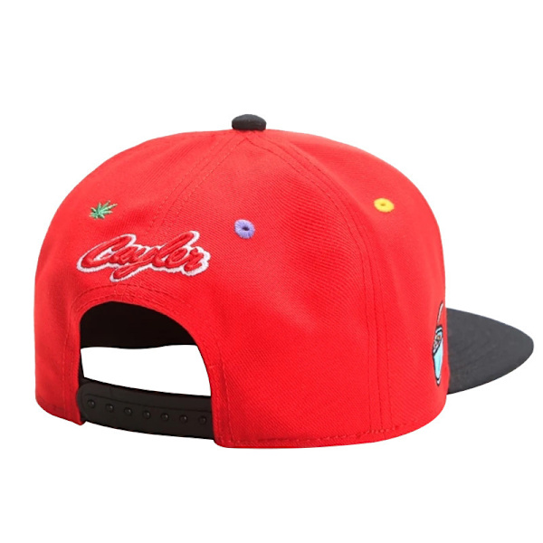 Hip hop cap med platt brätte Utomhussporter casual shade cap red