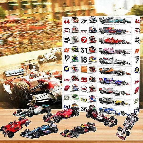 Adventskalender 24 st F1 Racing Vacker Gåva