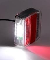 7-polig 12V magnetisk montering LED-bakljussats för släpvagnskabel 7 m