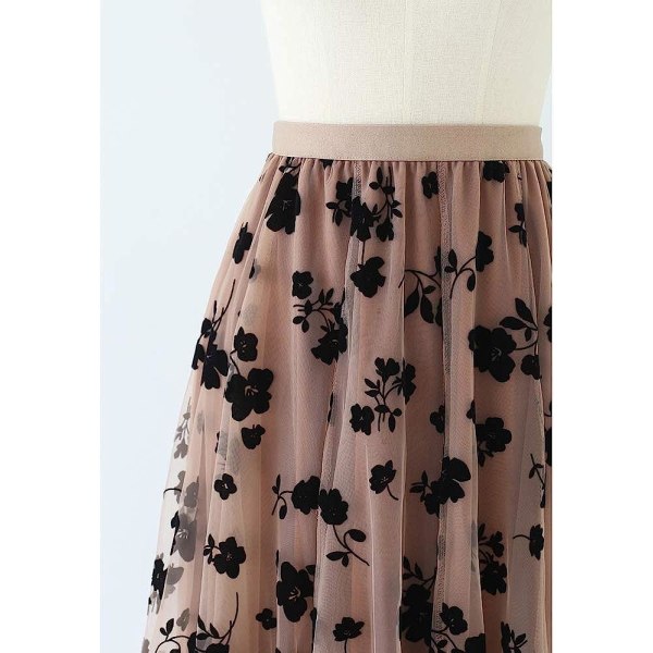 Dam Caramel/Dammblått/Vit/Svart 3D Posy