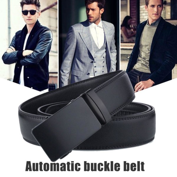 Automatiskt skjutspänne Design Business Style Bälte för män Hög