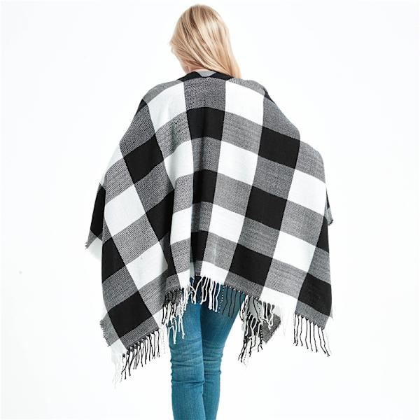 Fringe Wrap Scarf för kvinnor