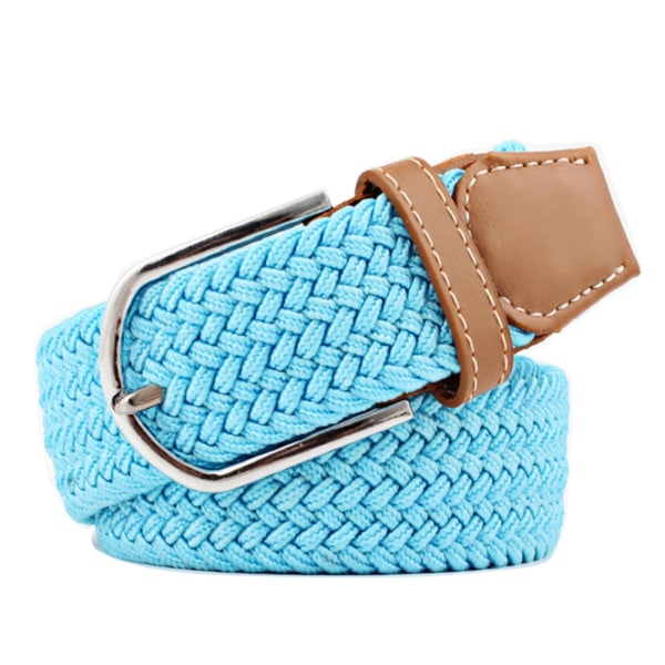 Bälte canvas tyg 26 färger storlek W26 - W36 skärp kläder - turquoise one size