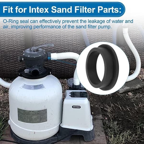 11228 L-formet O-ring pakning erstatning til Intex overjordisk poolpumpe