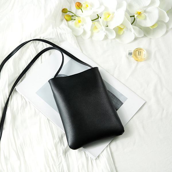 Små Crossbody-väskor för kvinnor Mobilväska Crossbody black
