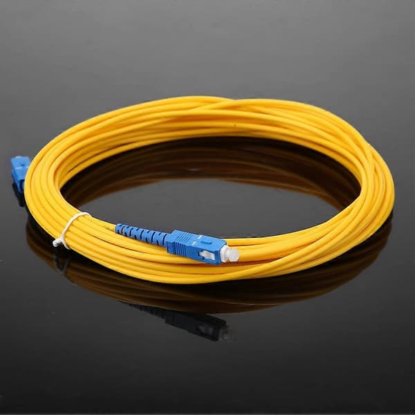 10m/11yd SC till SC Duplex Fiber Patch Cord Jumper Kabel Singlemode Patch Cord