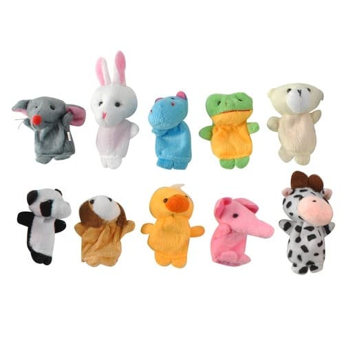10-pack Fingerdockor/Dockor - Blandade Figurer