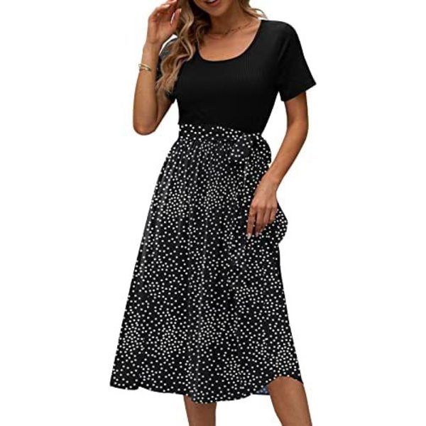Kortärmade maxiklänningar för kvinnor Figure 2 XL