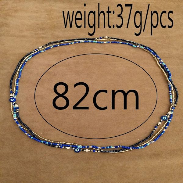 Bohemia Bead Midjekedja Sommarpärlor Midjeband Body Smycken