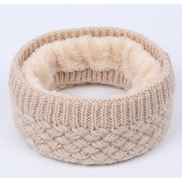 Fluffig Stickad Halsduk - Super Stiligt, Perfekt för Höst/Vinter black one size