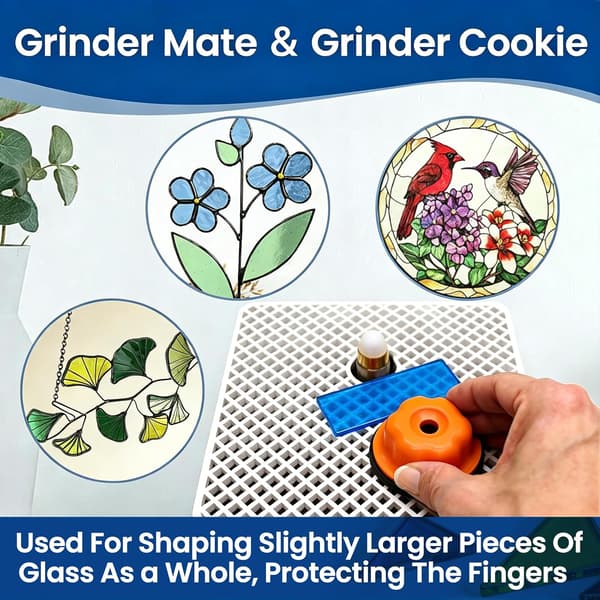 Grinder Mate Kit for glassmaleri DIY-entusiaster