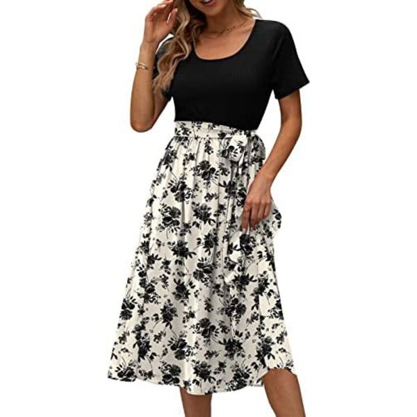 Kortärmade maxiklänningar för kvinnor Figure 2 XL