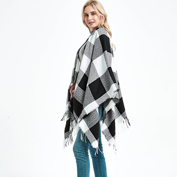Fringe Wrap Scarf för kvinnor