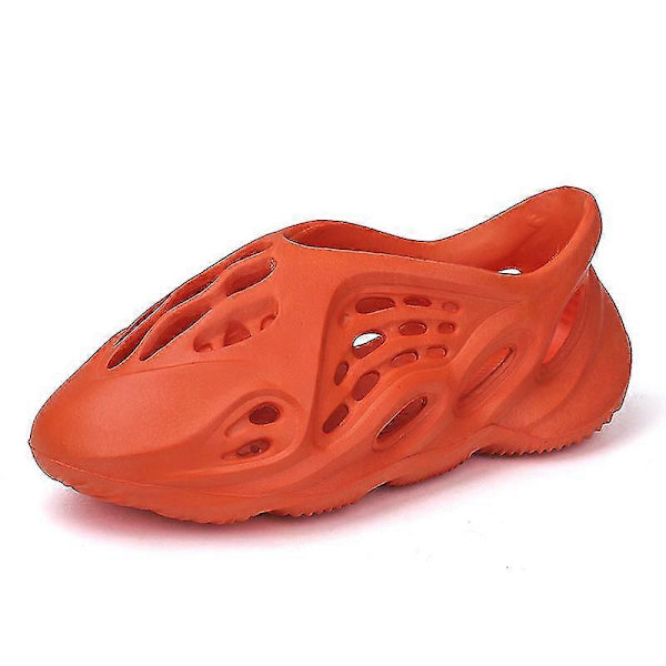 Trendiga & Bekväma Foam Slides För Barn Vuxen - Lätta, Snabbtorkande & Halkfria Tofflor För Utomhuslek! Orange 22-23