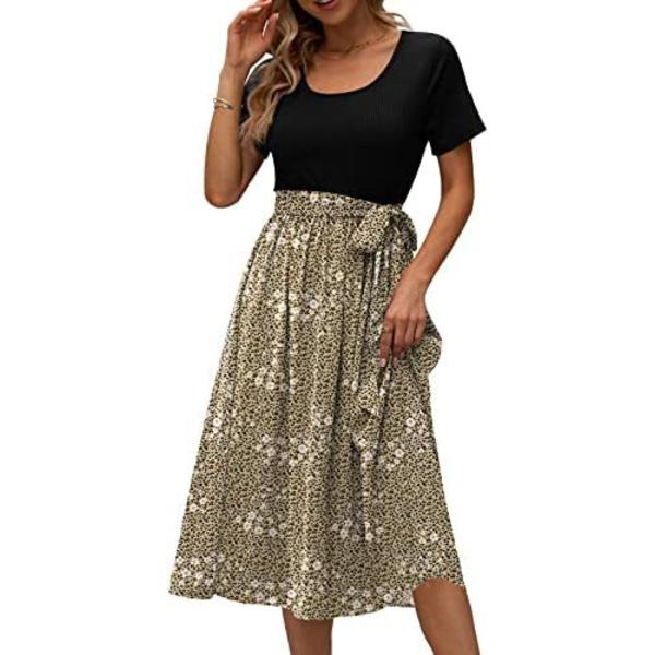 Kortärmade maxiklänningar för kvinnor Figure 5 XL