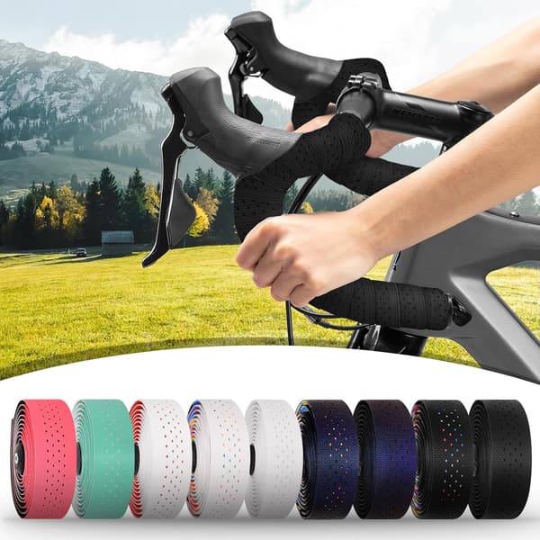 Silikon EVA Landeveissykkel Styretape Komfort Drop Bar Wraps 2 stk