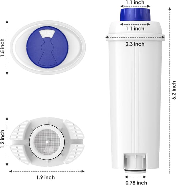 Velegnet til DeLonghi DLSC002 aktivt kul erstatningsfilter
