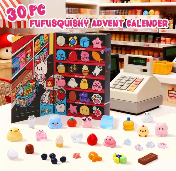30 stk Taba Squishy Leker Festgaver Sensorisk Fidget Stressavlastningsleke