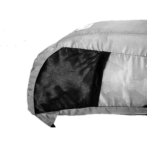 20l lätt bärbar hopfällbar ryggsäck Vattentät ryggsäck hopfällbar väska Ultralätt utomhuspack för kvinnor män Resor Vandring-svart_41*16 * 24cm