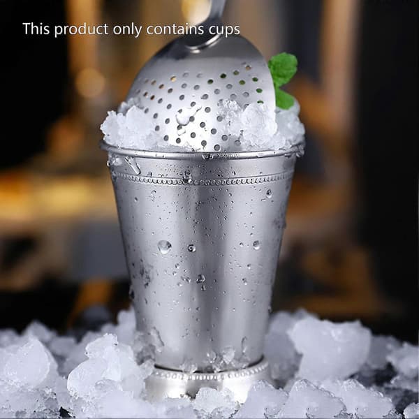 Mojito-glass i rustfritt stål for hjemmefester, moderne mint julep-kopp