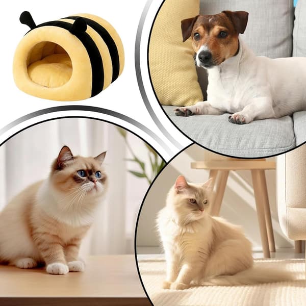 Kattehule Seng Bi Design, Vaskbar Varm Indkapslet Kæledyrsseng Lille Hund