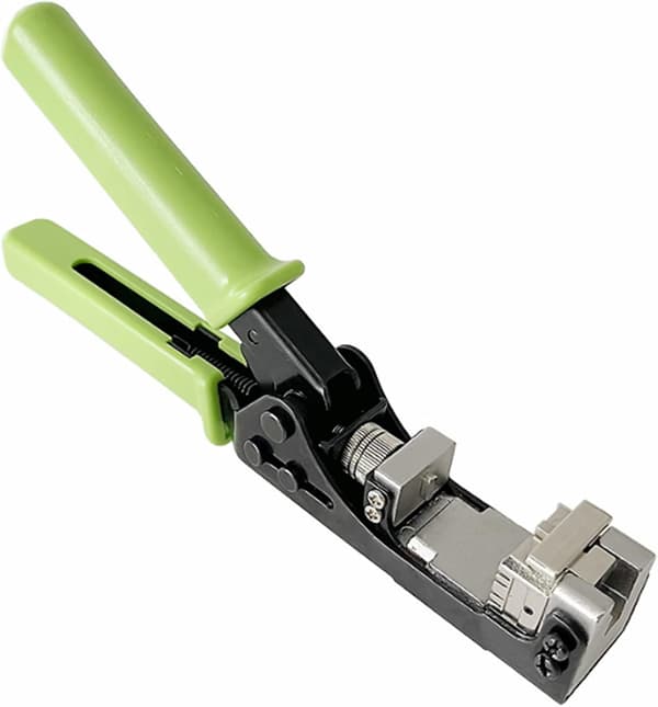 180 graders Keystone Jack Punch Down Tool (passer kun til specifikke AMP 110 Series 8 Position Jacks), CAT5/5e og CAT6/6A adapter hurtig termineringstang,