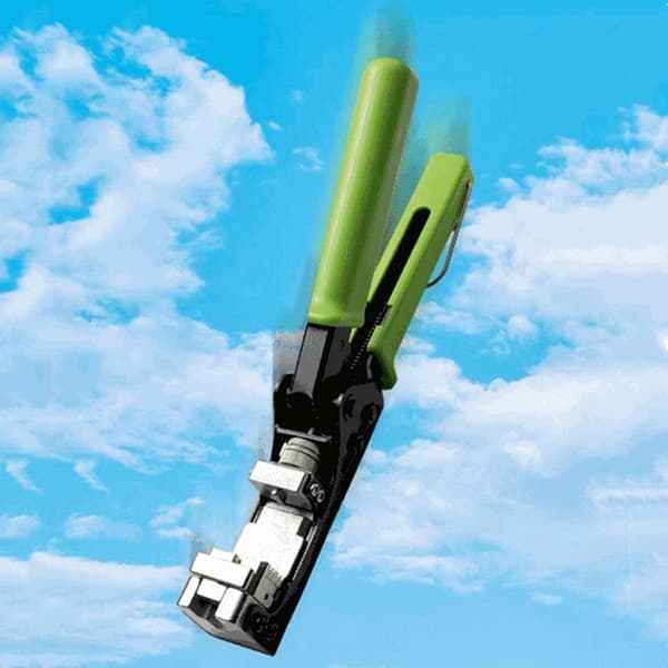 180 graders Keystone Jack Punch Down Tool (passer kun til specifikke AMP 110 Series 8 Position Jacks), CAT5/5e og CAT6/6A adapter hurtig termineringstang,