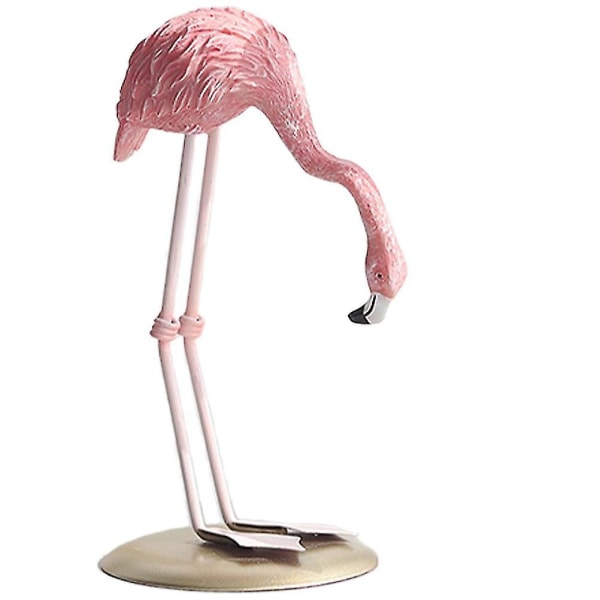 Flamingo Ornament Söt Flamingo Resin Flamingo Statyett Heminredning Bröllopsprydnad Pink1 14X7X7CM