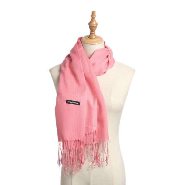 Cashmere Scarf Long Wrap Sjal ORANGE