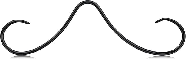 Overskæg Septum Ring, Næsepiercing Smykker i Metal