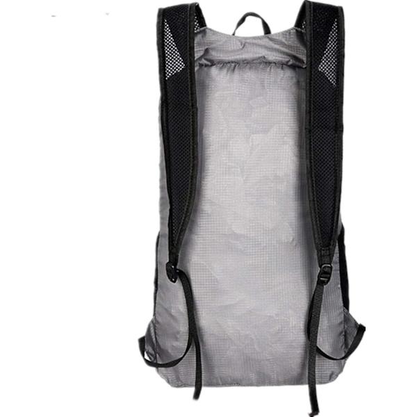 20l lätt bärbar hopfällbar ryggsäck Vattentät ryggsäck hopfällbar väska Ultralätt utomhuspack för kvinnor män Resor Vandring-svart_41*16 * 24cm