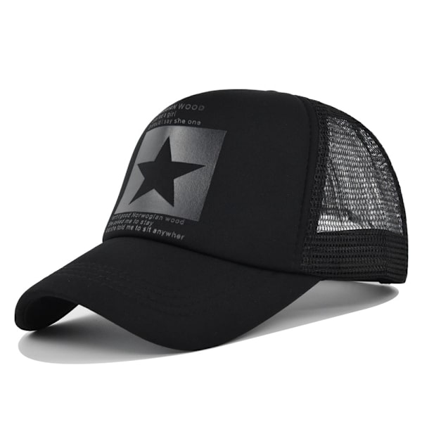 Femuddig mesh manlig hatt Hip-hop Street Dance - cap Svart och vit genombruten utomhus cap cap Färgmatchande mesh Cm6007CoffeeWhiteColorMatching Adjustable