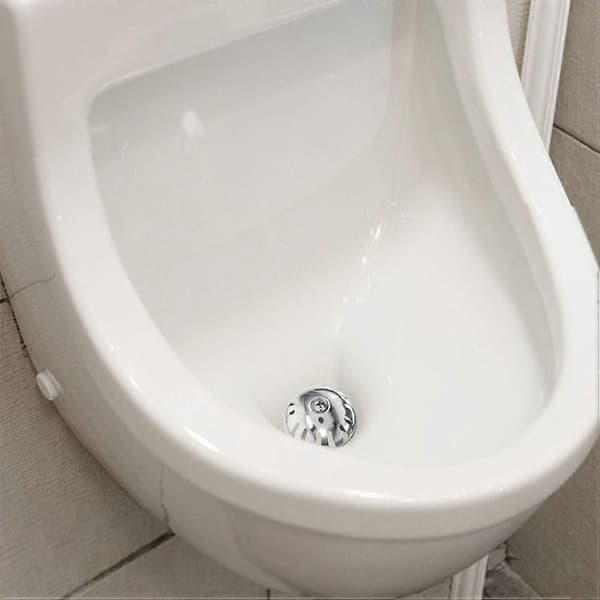 2 stk. Urinaltragt dæksel i rustfrit stål Universal afløbsstopper Urinalfilterstopper til badeværelse og toilet