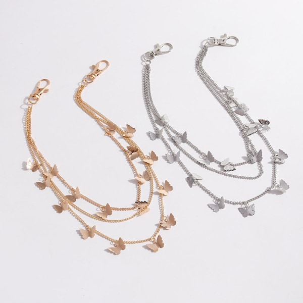 Midja Chain Byxor Chain GULD STYLE1
