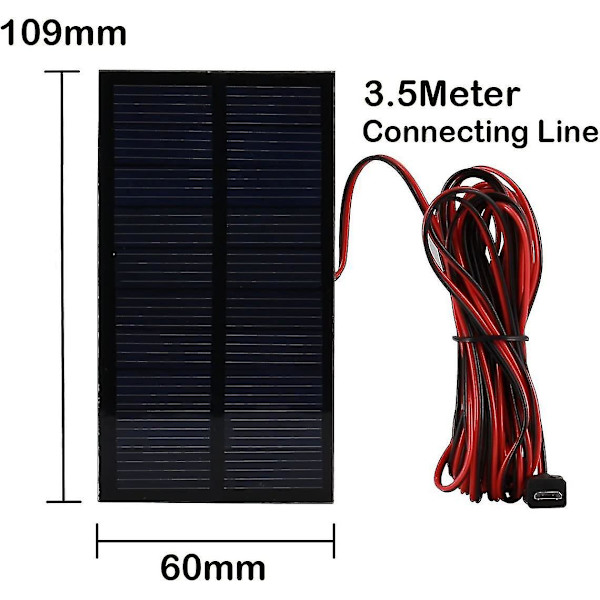 Generisk Solar Powered Led Spot Light Bärbar Led Bulb Solar Lampa Med 0,8w Solpanel