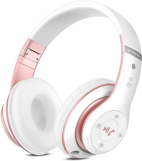 Bluetooth hovedtelefoner, over ear, med HD-mikrofon, FM, TF til PC