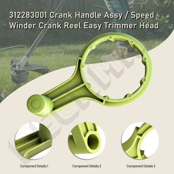 Håndsving Assy/Speed Winder Håndsving Let Trimmerhoved til Ryobi/Homelite/Troy Bilt/Echo P2009, RY252CS, RY253SS, RY251PH, RY4CSS, RYSST44