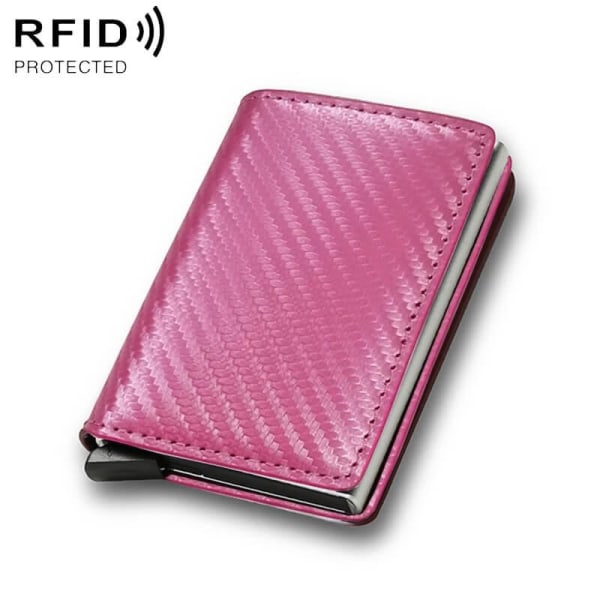 RFID Korthållare i aluminium Rosa