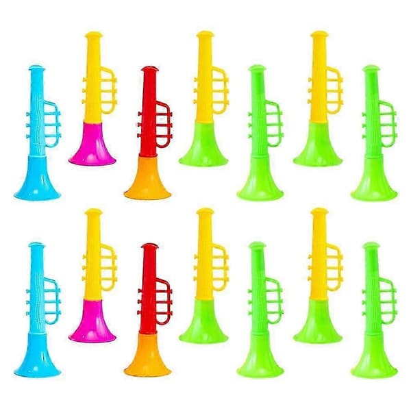 20 stk. husholdningsleketrompeter, interessante plasttrompeter, mini-plasttrompeter, barnetilbehør - Bra
