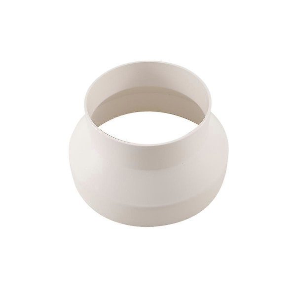 Ventilationsrörreducerare Adapter Rör Luftkanal Adapter Röranslutning för Inline Ventilationssystem White 200-150mm