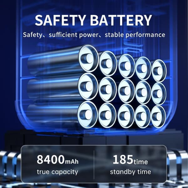 Bilstartare med däckpump Luftpump Nödströmförsörjning Mobil Strömförsörjning 1920 (8400mah)