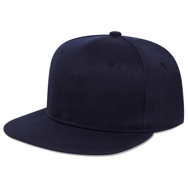 Hiphop platt längs baseballhatt för män och kvinnor street shade cap fyra säsonger alla casual platt takfot streetdance hatt black