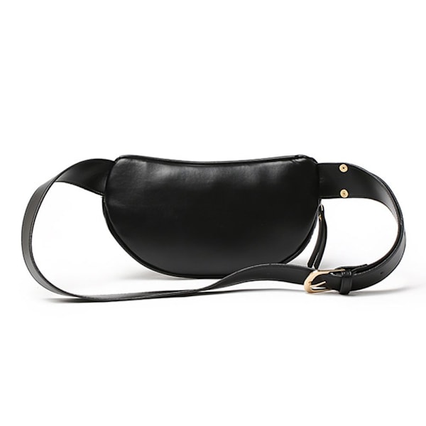 Fanny Pack bröstväska med justerbar rem SVART black