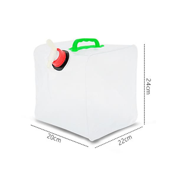 2-PACK 10L Portabel Vattenbehållare med Kran
