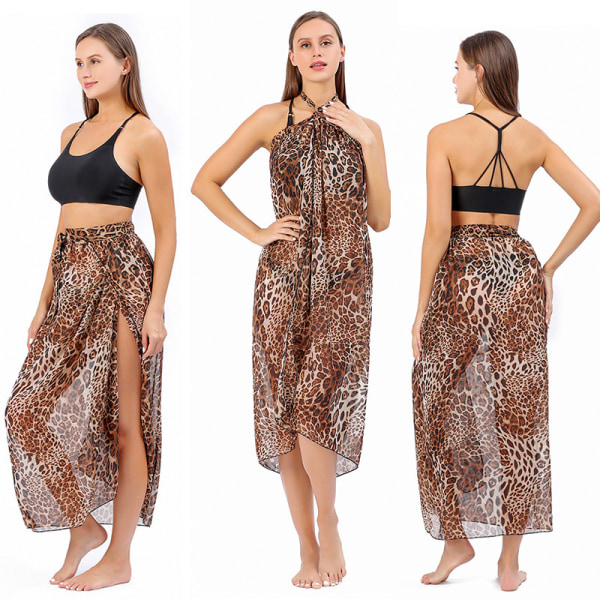 Dams Sheer Beach Badkläder Cover Up omlottkjol color2