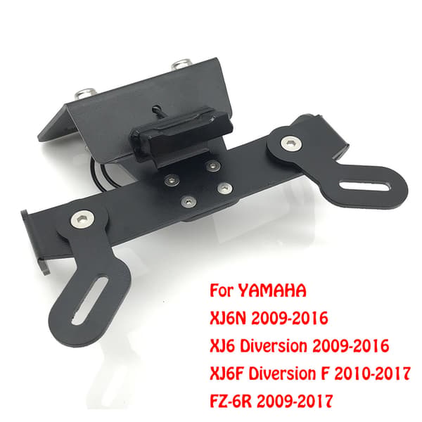 Kort nummerpladeholder med LED-belysning til Yamaha XJ6N / XJ6 Diversion